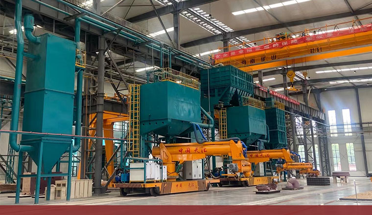 陕西国器双力铸造有限公司“水泵铸件铸造建设项目”30T/H×2树脂砂生产线及再生设备